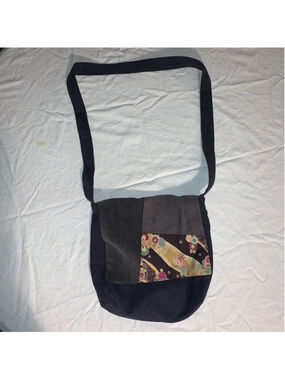 Women's Summer Navy Multicolor Patchwork Crossbody Bag